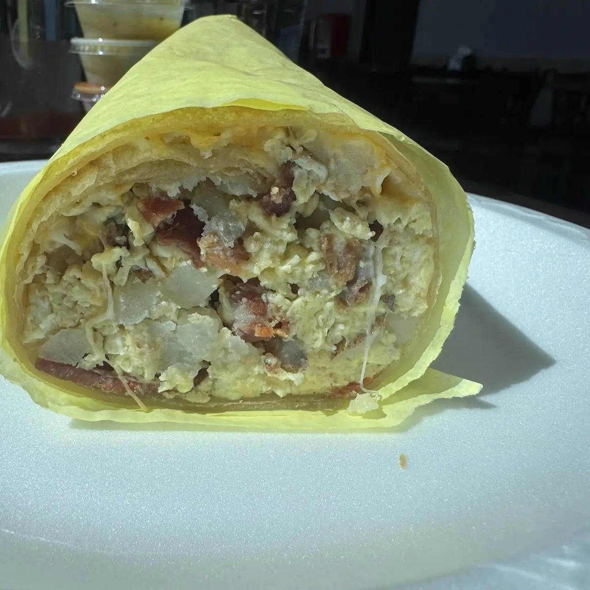 Burrito combo any meat,  w/ sm drink