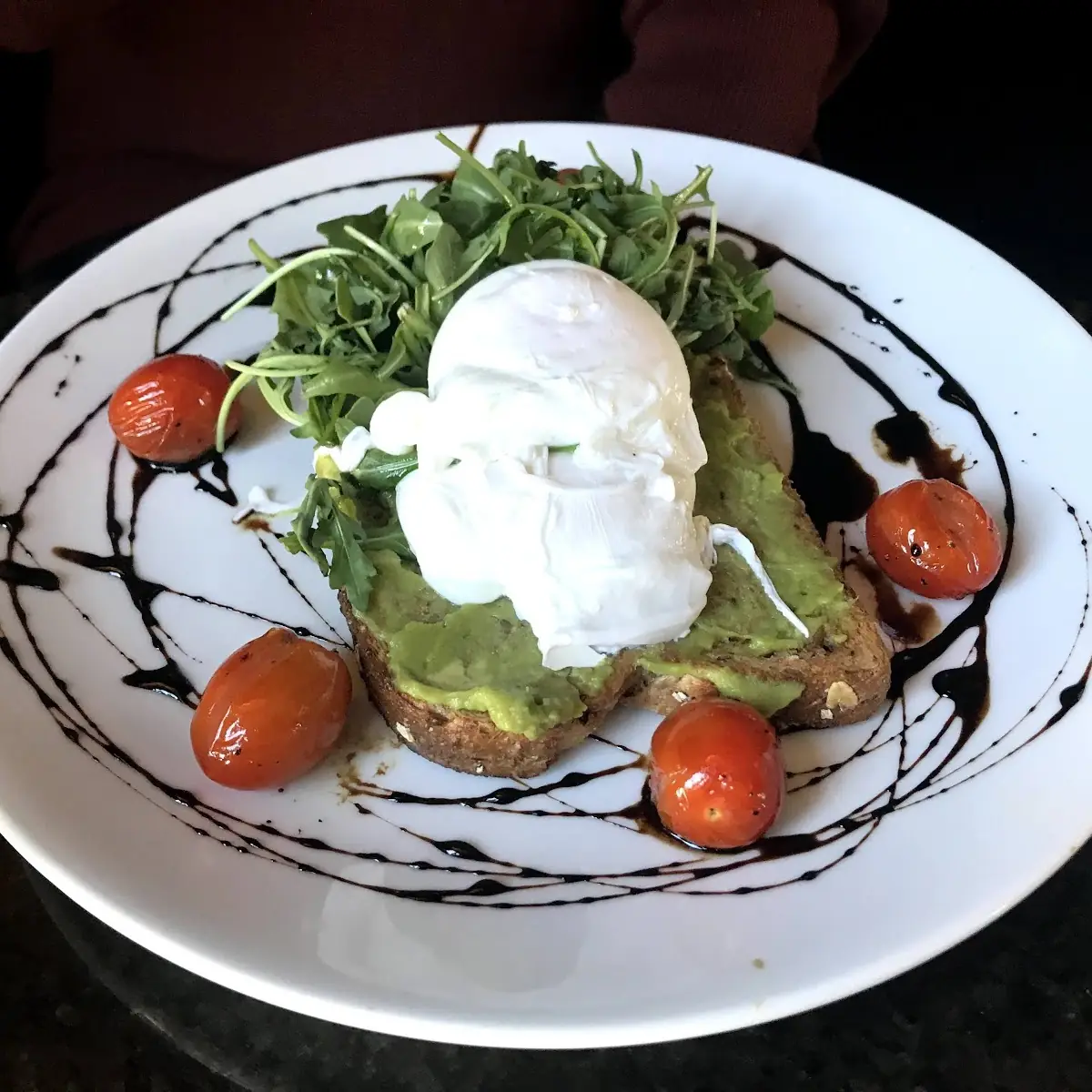 Avocado Toast with Poached Eggs, Braxton's