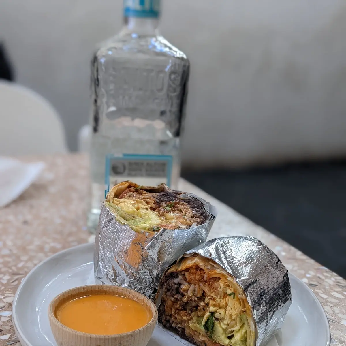 Heuvos Con Chorizo Burrito