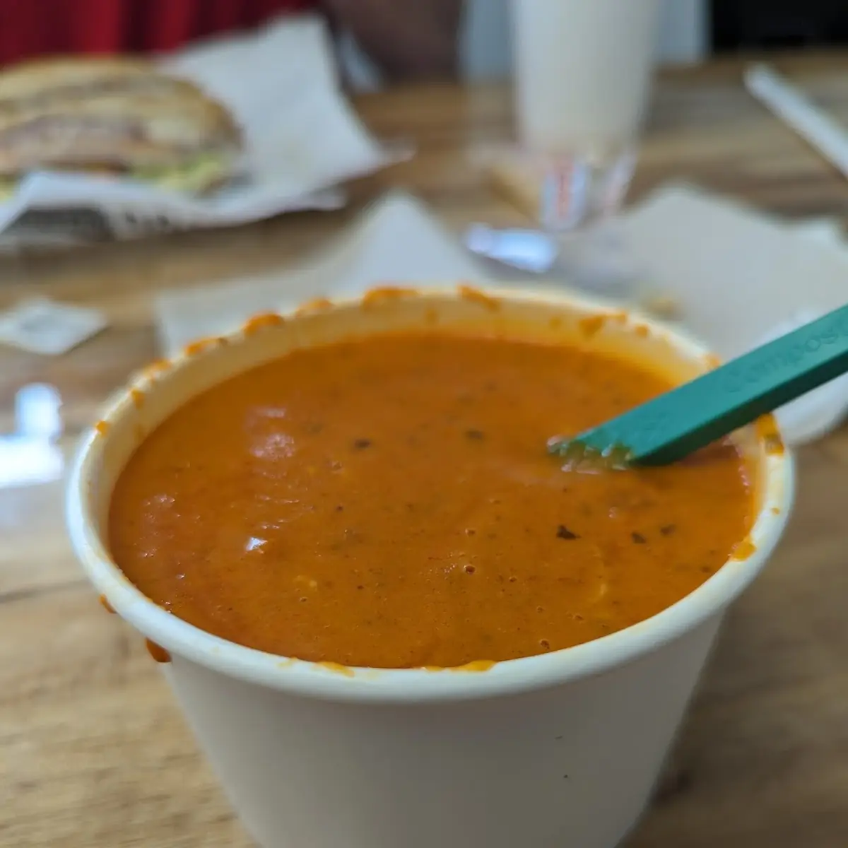 Roasted Red Pepper & Gouda Soup