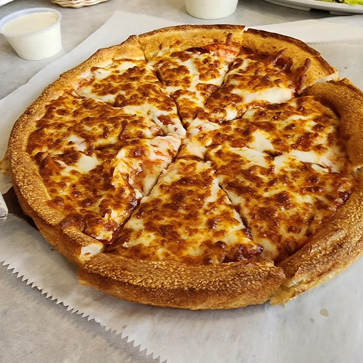 Thin Crust Pizza with Sausage