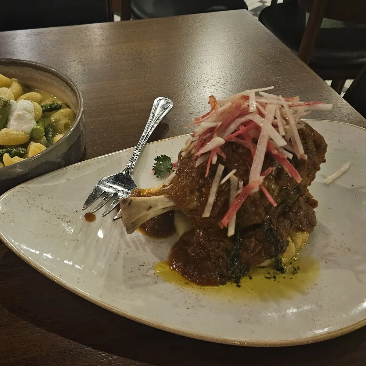 Lumache and Pork Shank