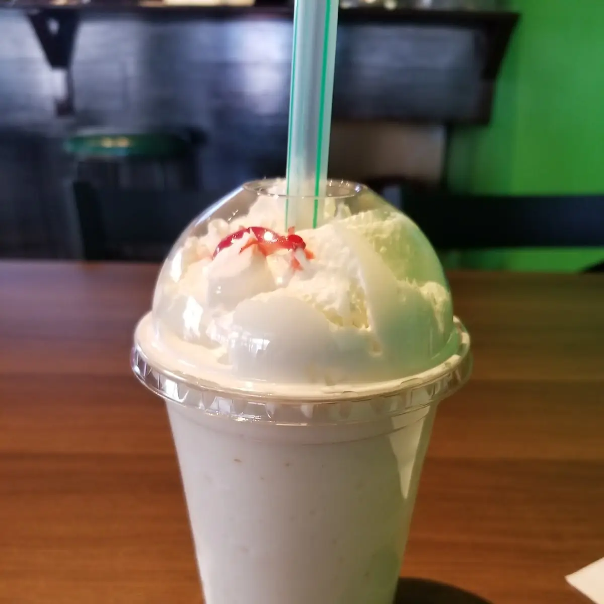 Lychee Shake with Boba