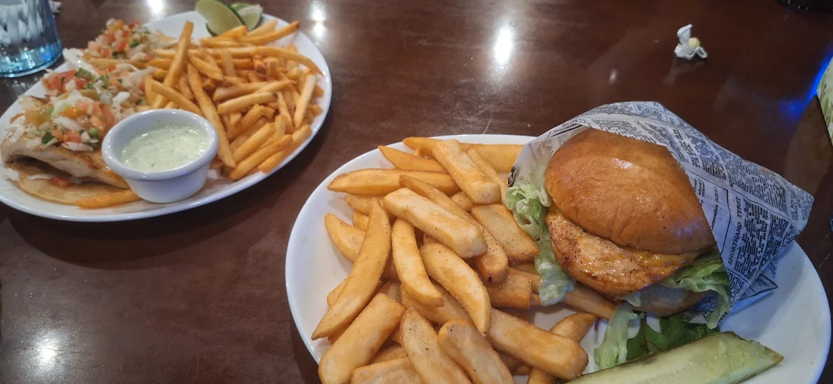 Fish Tacos-Grilled Chicken Sandwich
