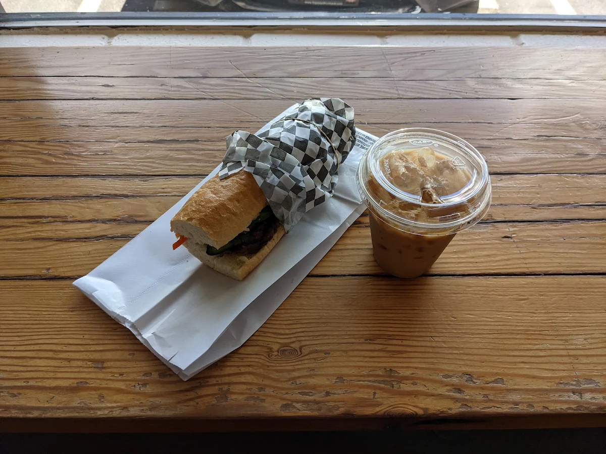 Spicy Beef Banh MI with CA Phe Sua