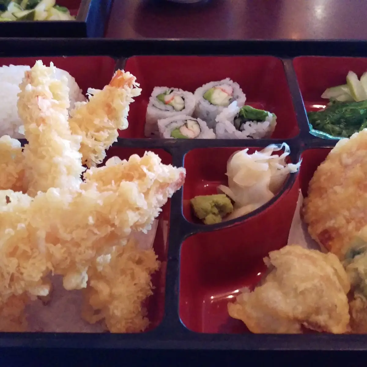 Shrimp Tempura Bento Box