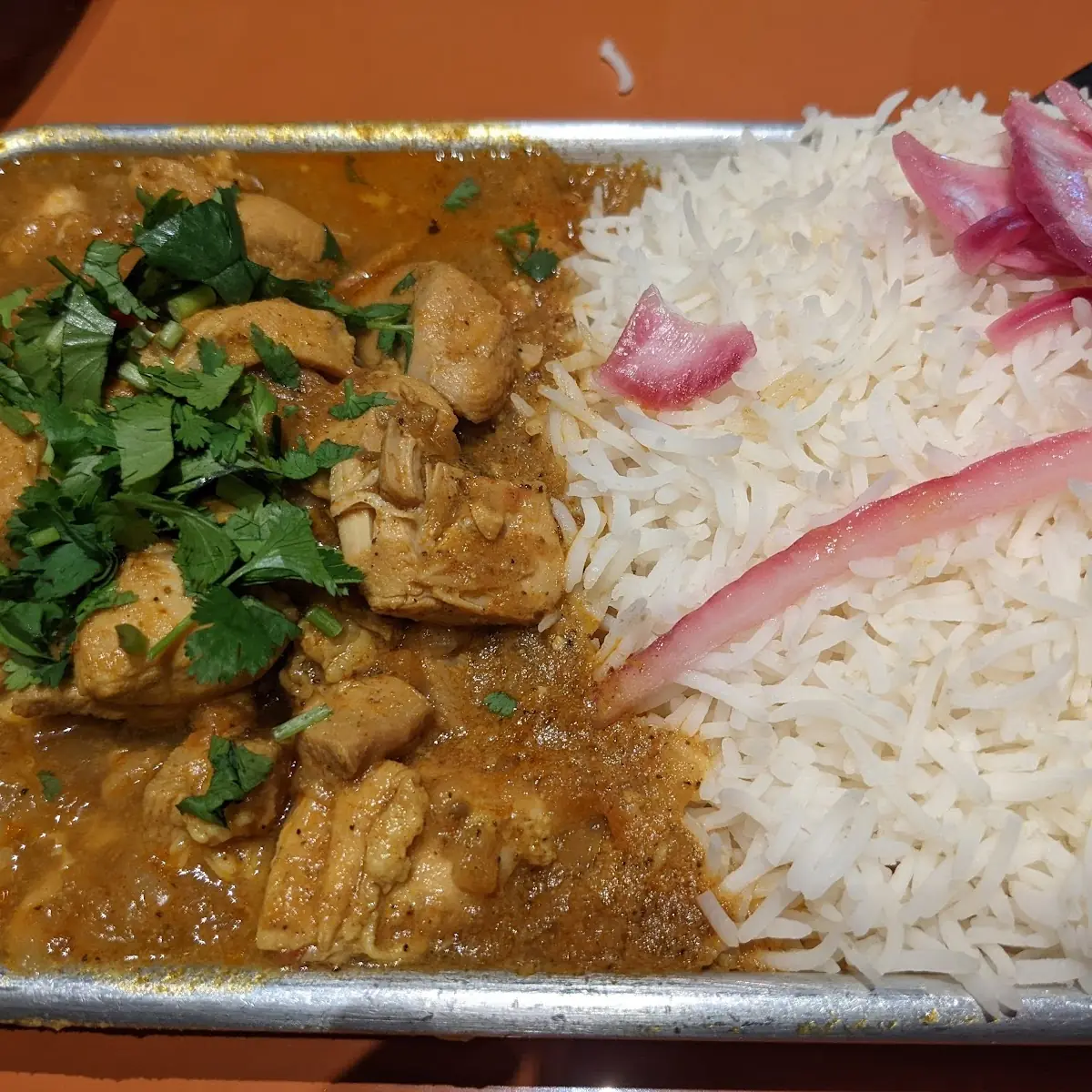 Chicken Curry with White Rice