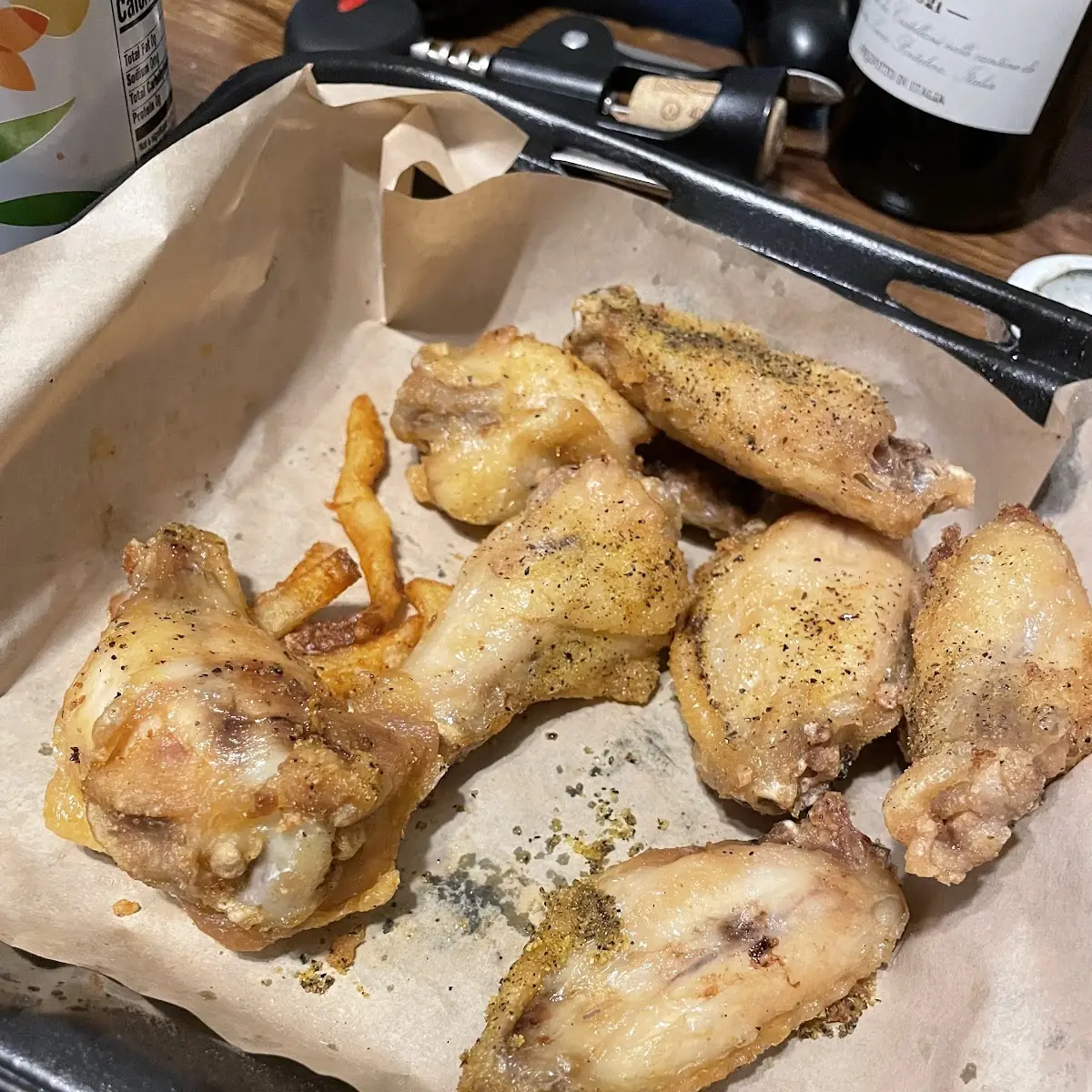 Severely Undercooked Chicken Wings