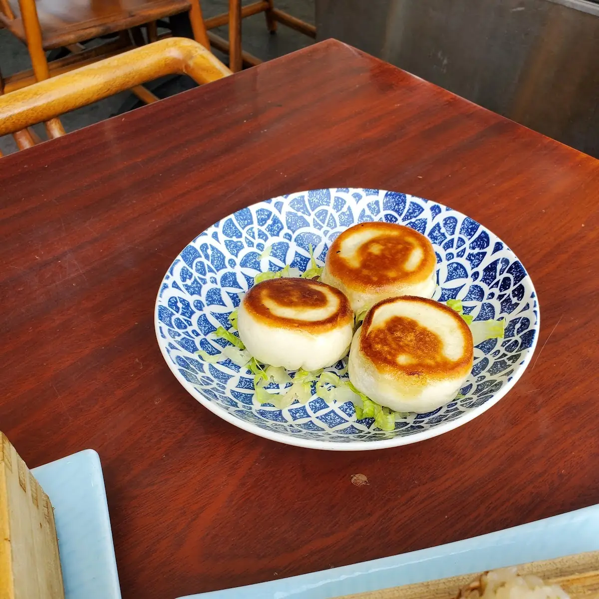 Pan Fried Beef Bao