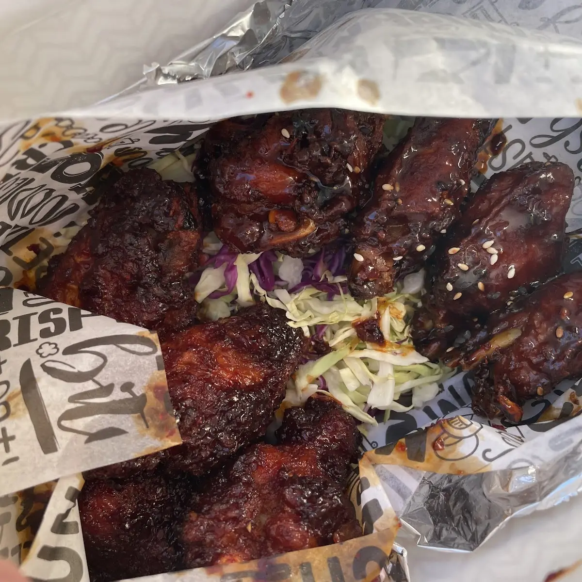 Half Spicy Chicken Wings
