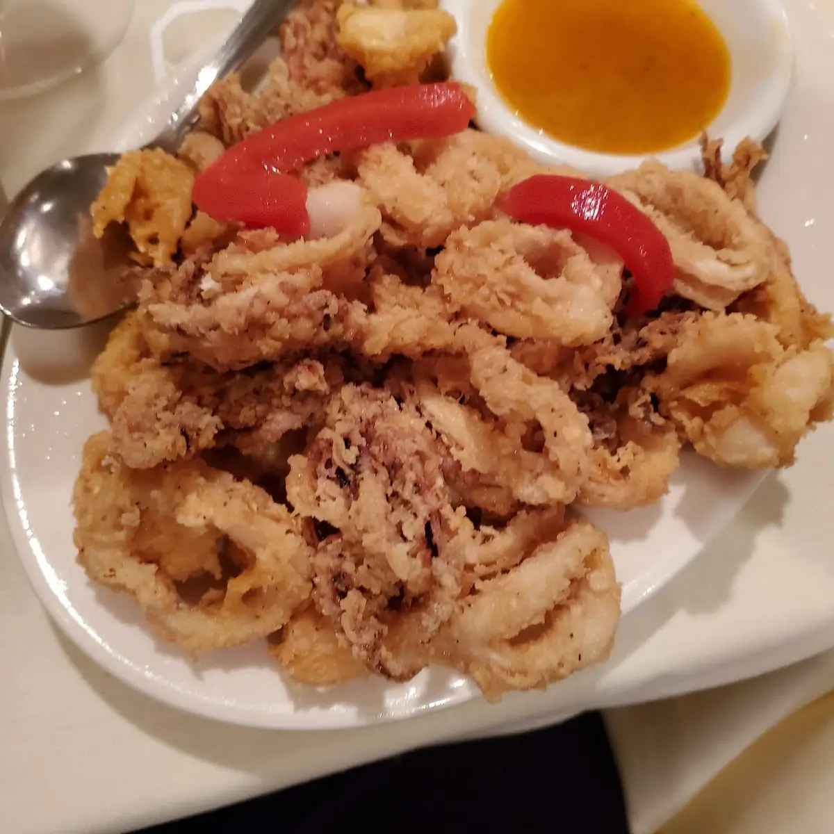 Fried Squid w Hot Sauce