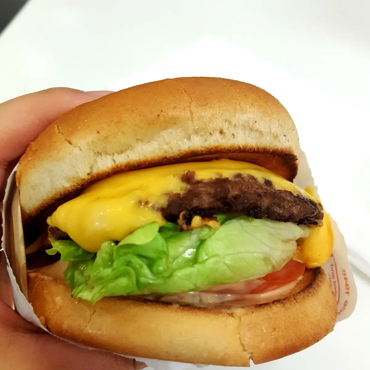 Double Double Cheeseburger Grilled Onions