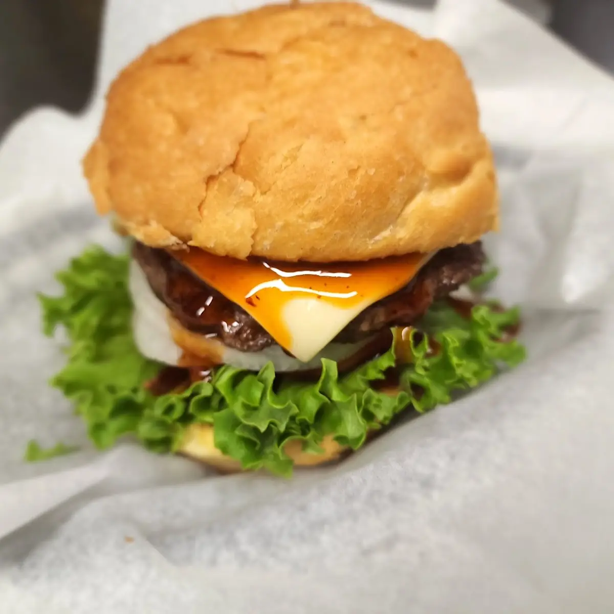 Double Swiss Burger