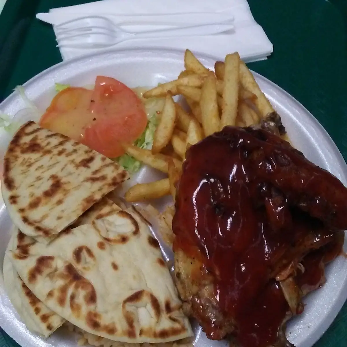 Half BBQ Chicken Dinner
