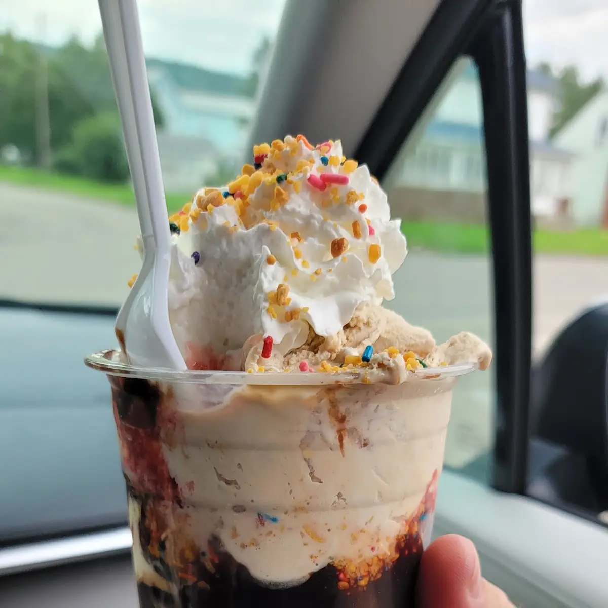Upside Down Banana Split