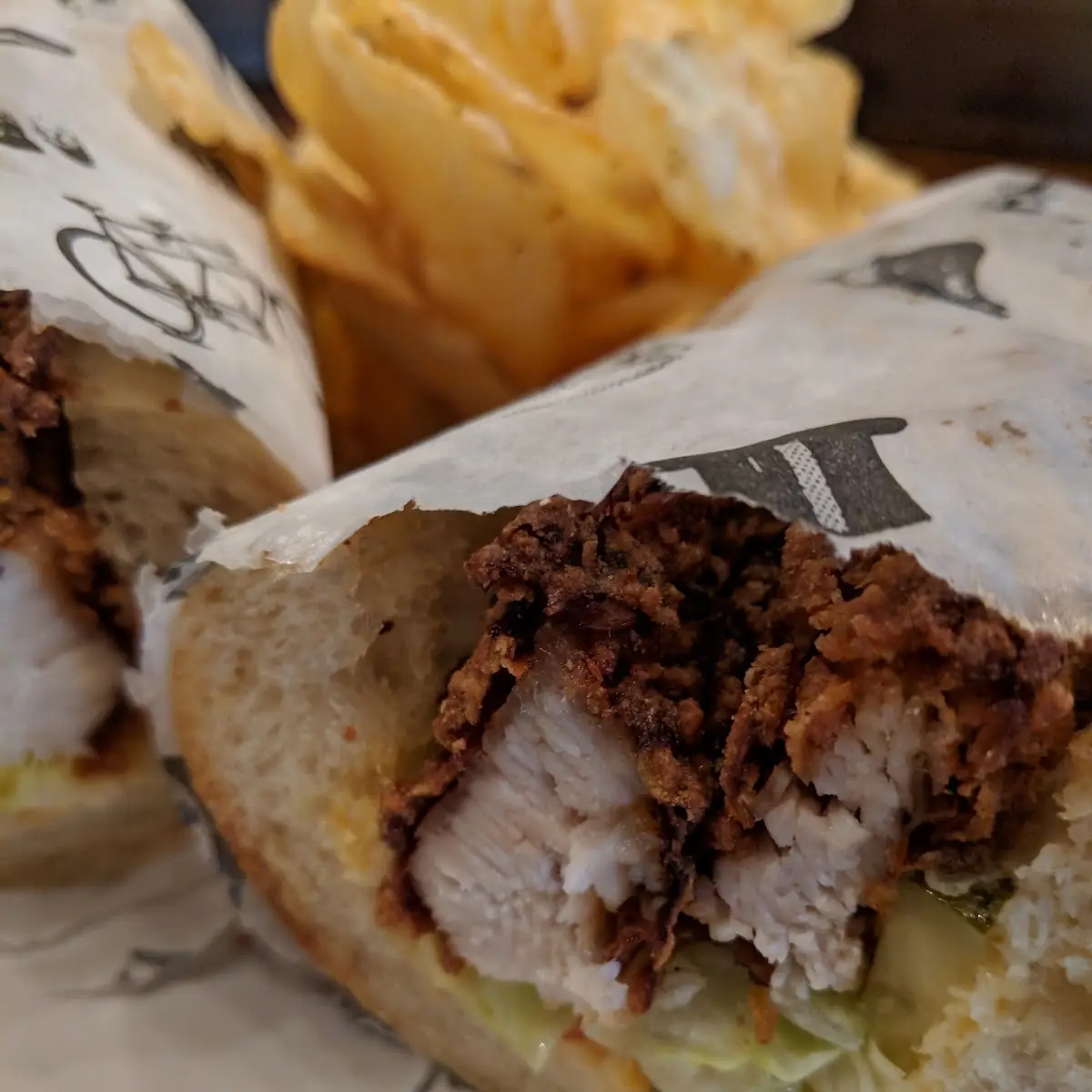 Crispy Chicken PO Boy
