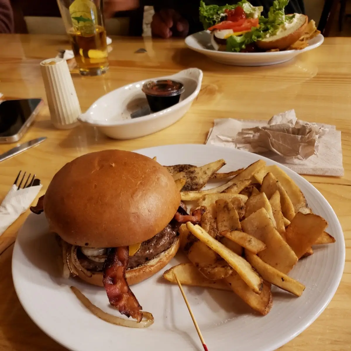 Smokehouse Burger and Fries