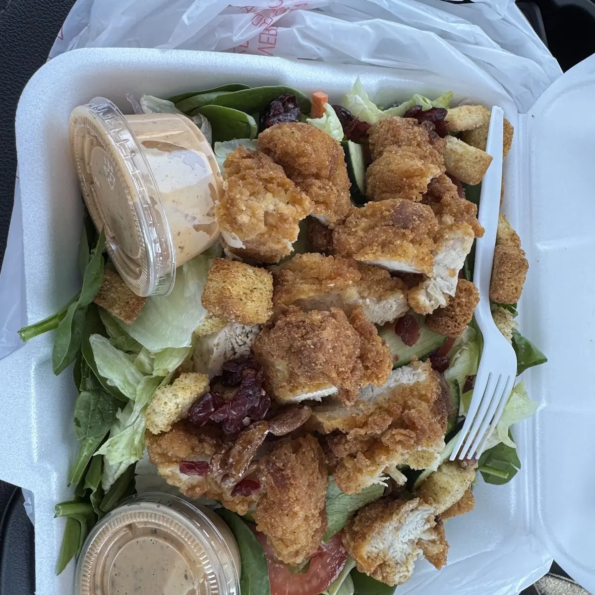 Crispy Chicken Salad