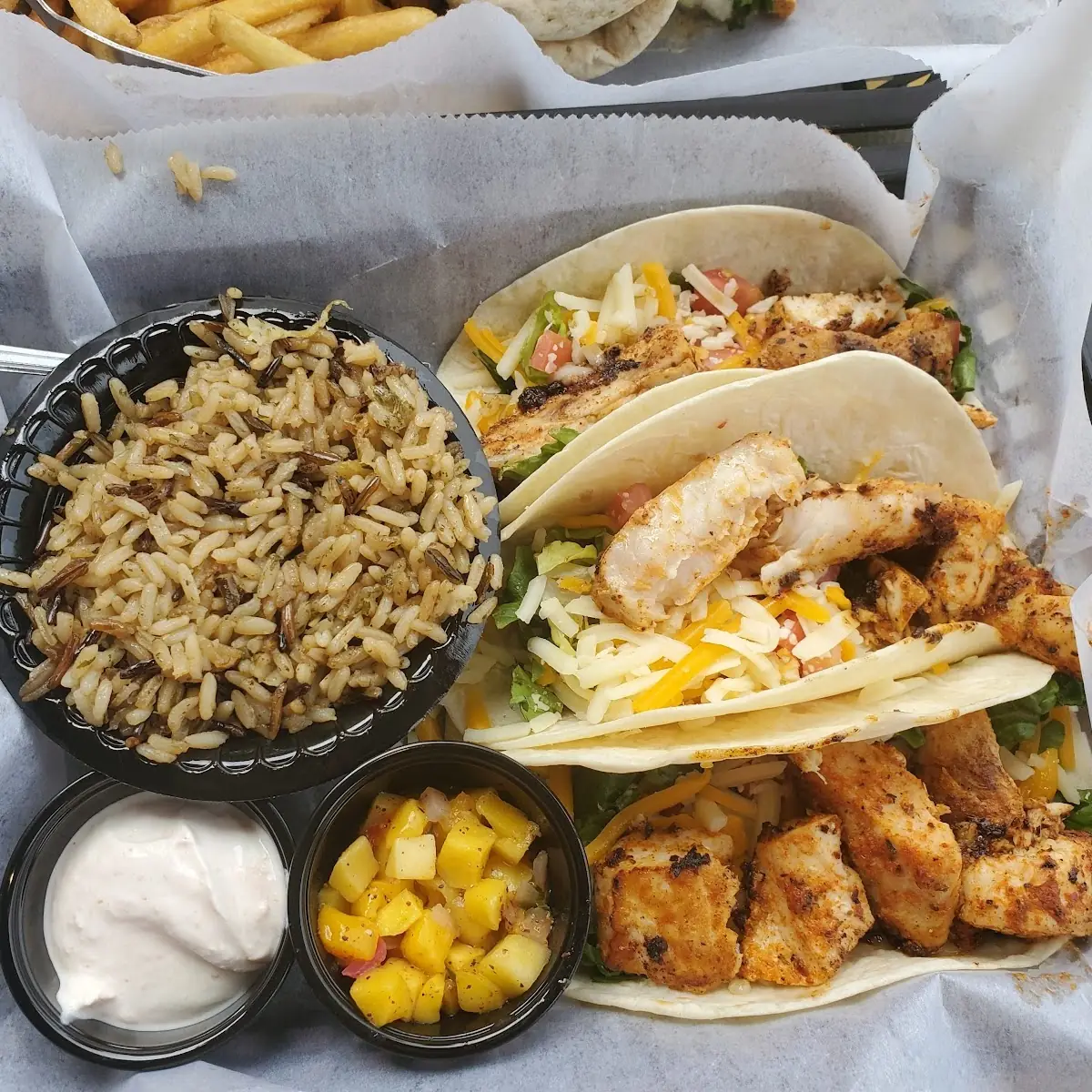 Cajun Mahi Fish Tacos