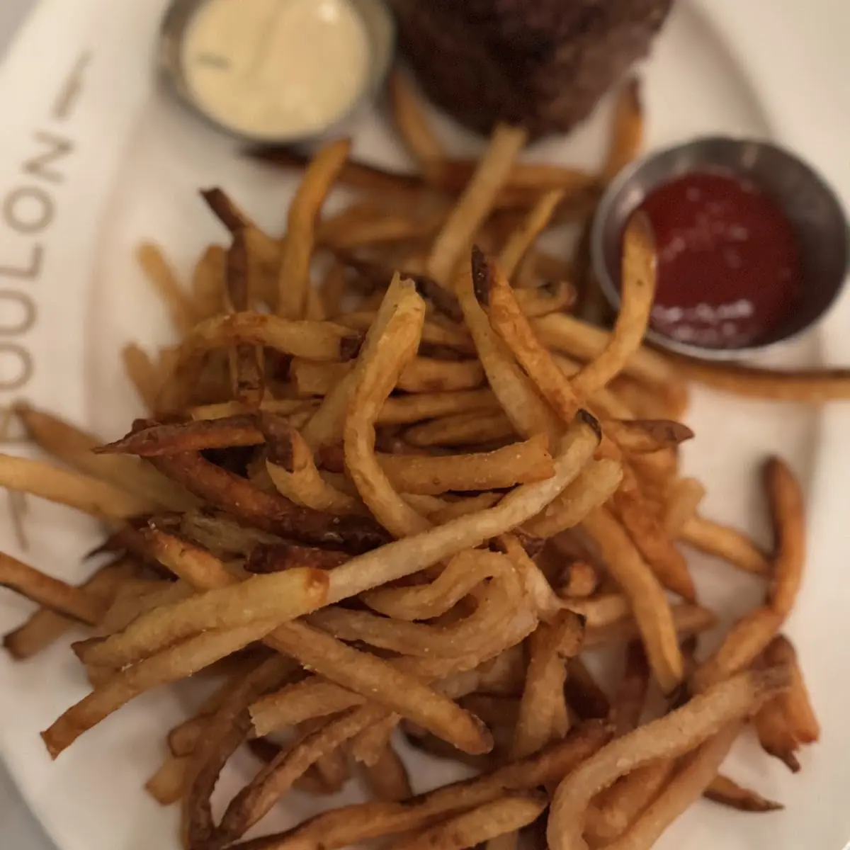 Steak Frites with Dipping Sauce