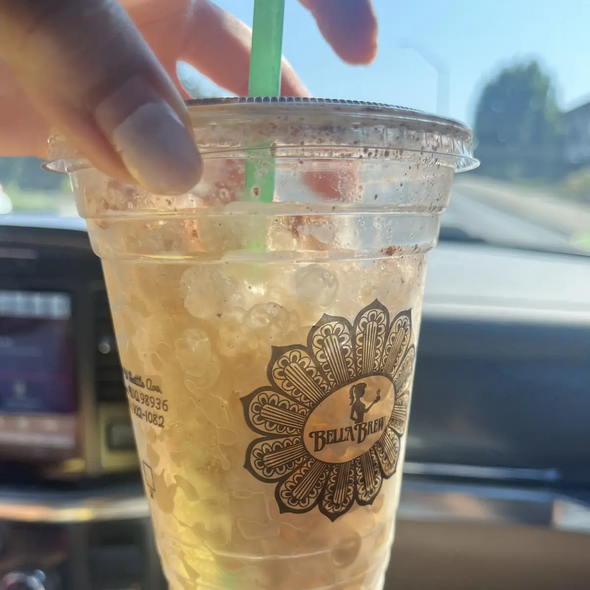 White Chocolate Americano with Cream