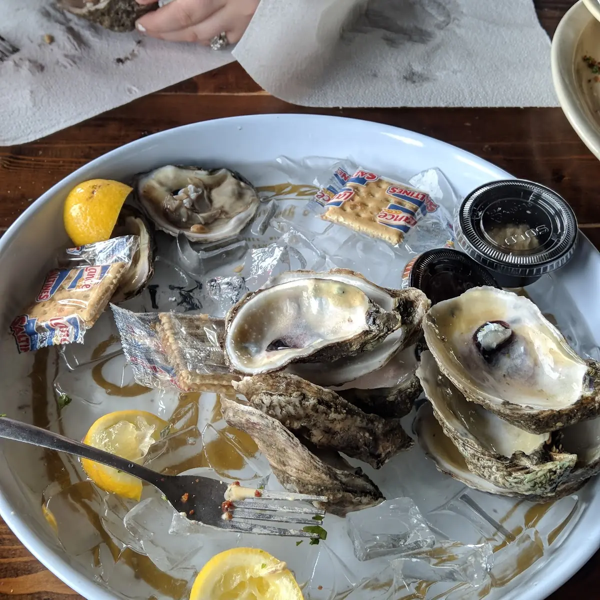 Dozen of Raw Oysters on the Half Shell