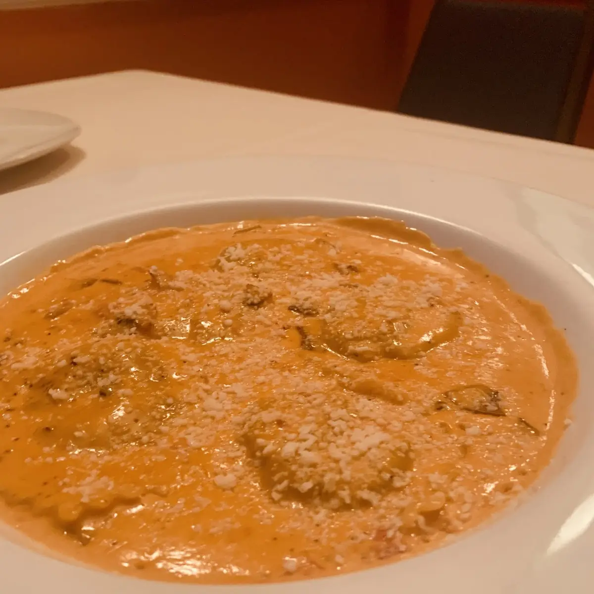 Lobster Ravioli with Crab Meat Vodka Sauce