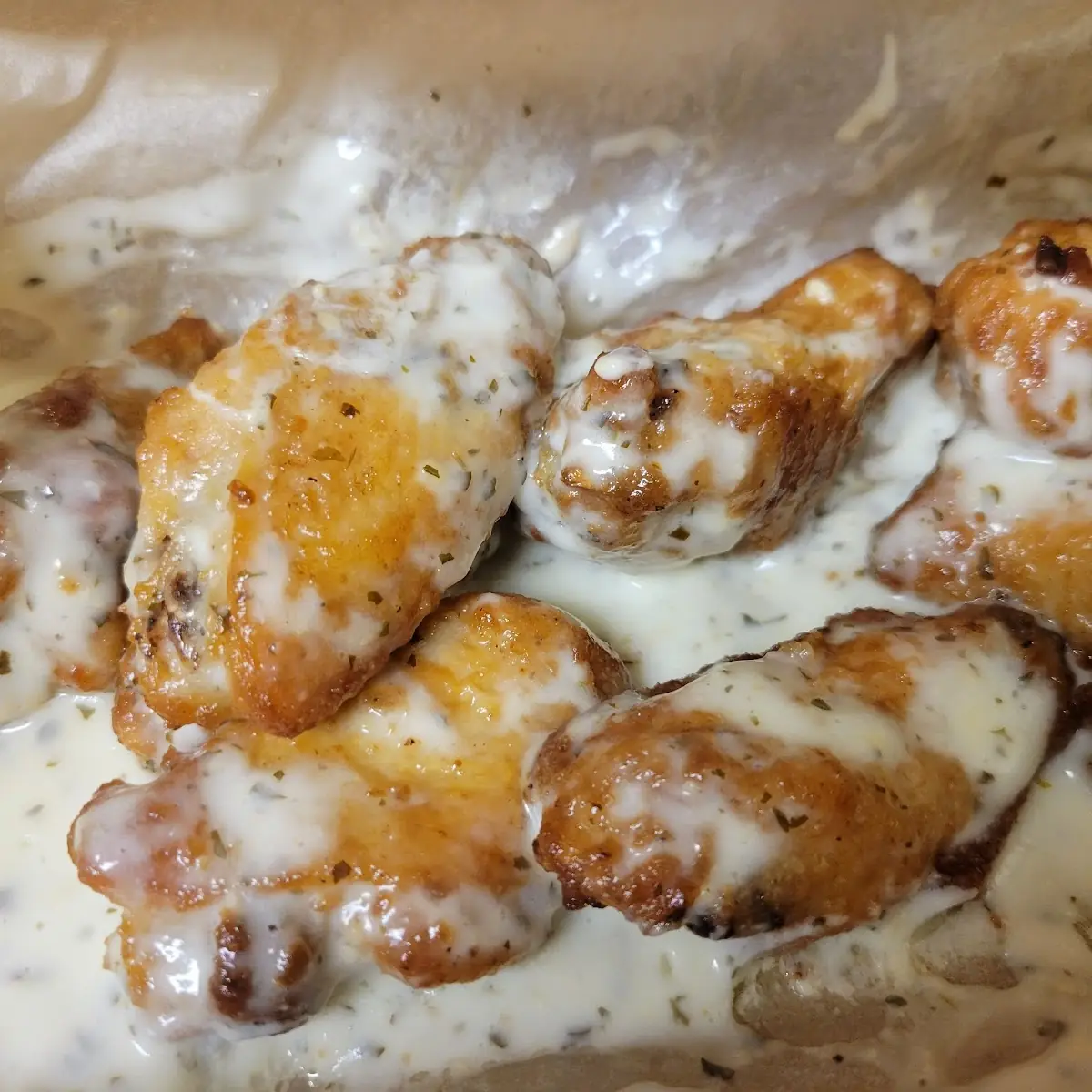 Garlic Parmesan Bone-In Wings
