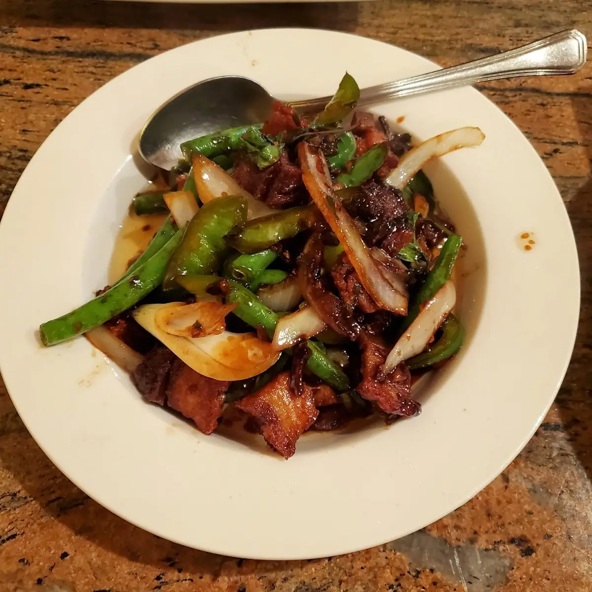 String Bean with Crispy Pork