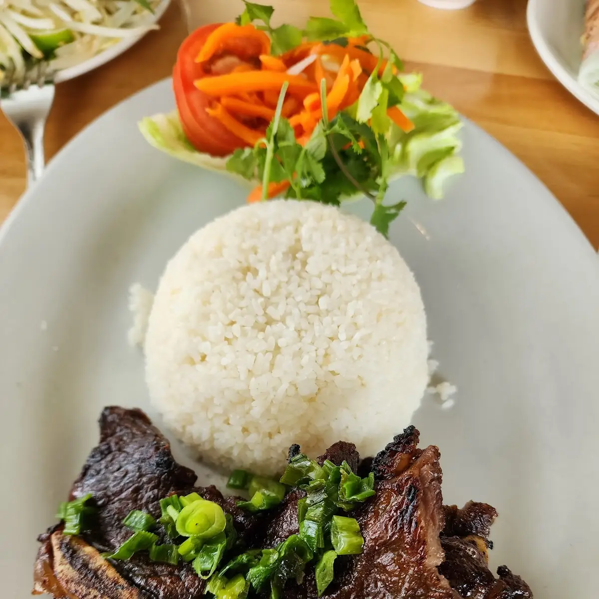 Char Broil Beef with Steamed Rice