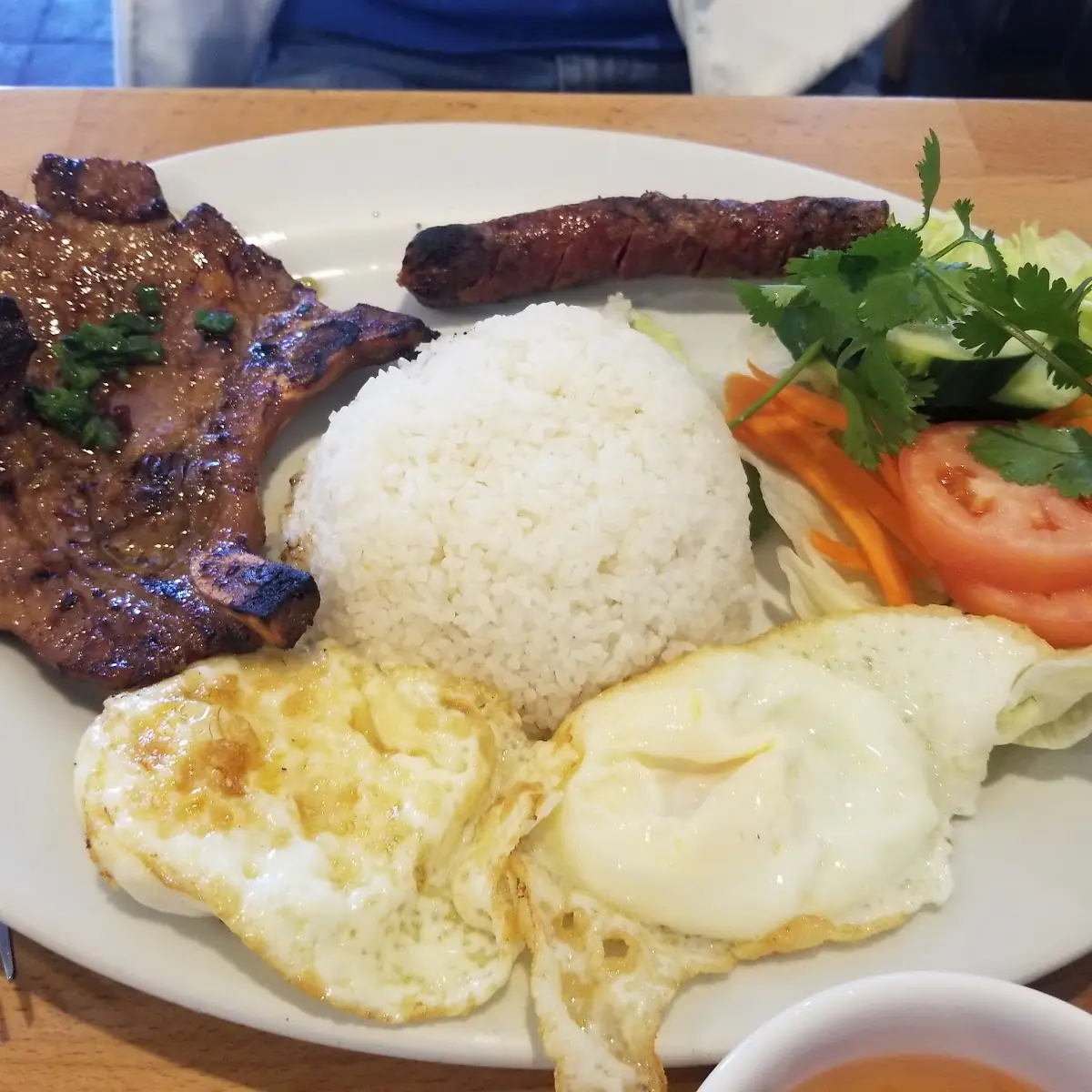 Pork Chops and Eggs