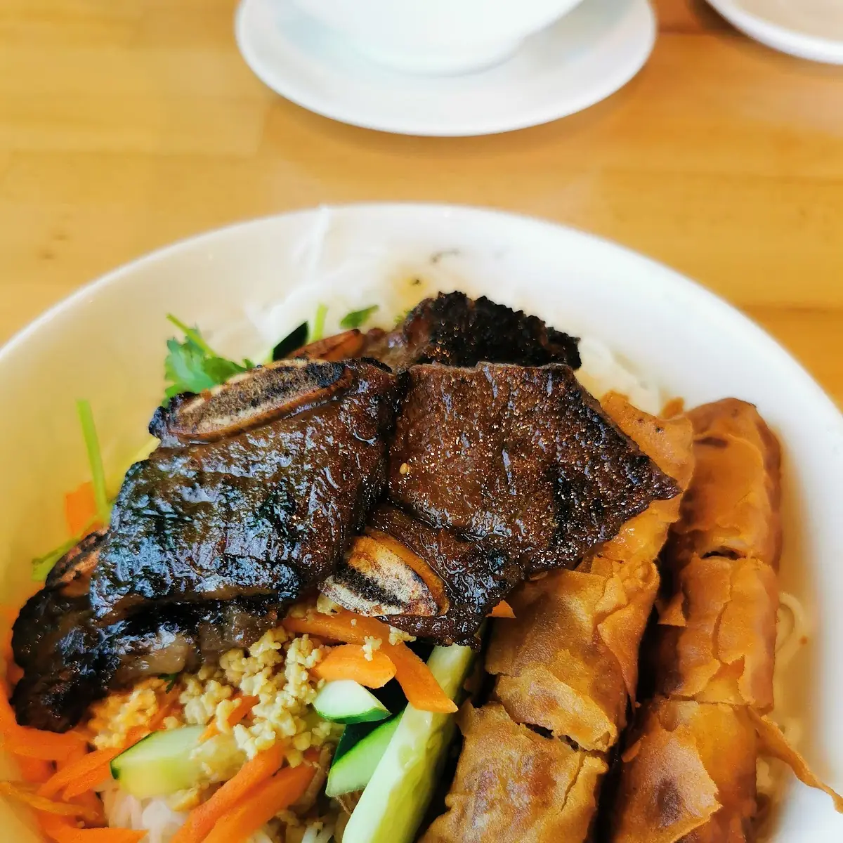 Vermicelli Spring Roll and Charbroiled Short Rib