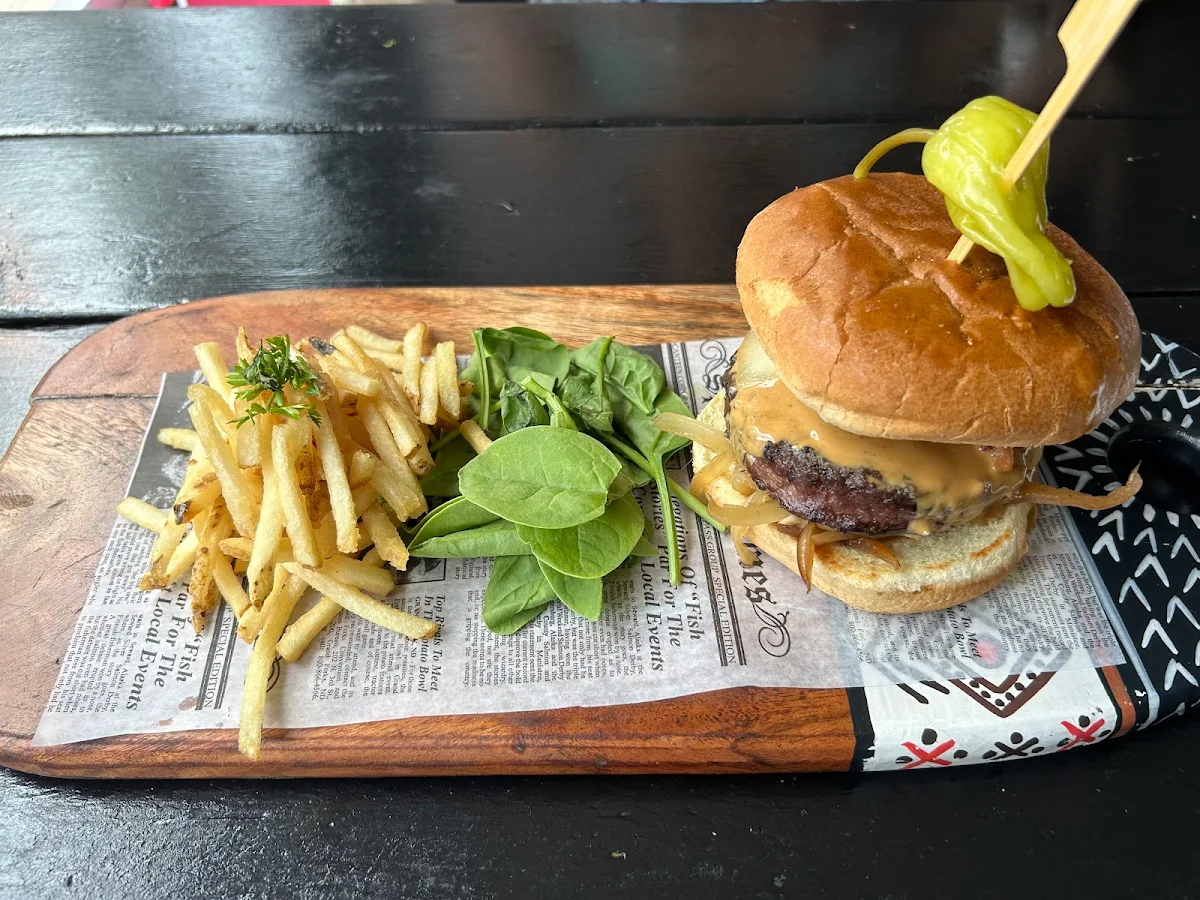 Peanut Butter and Bacon Burger