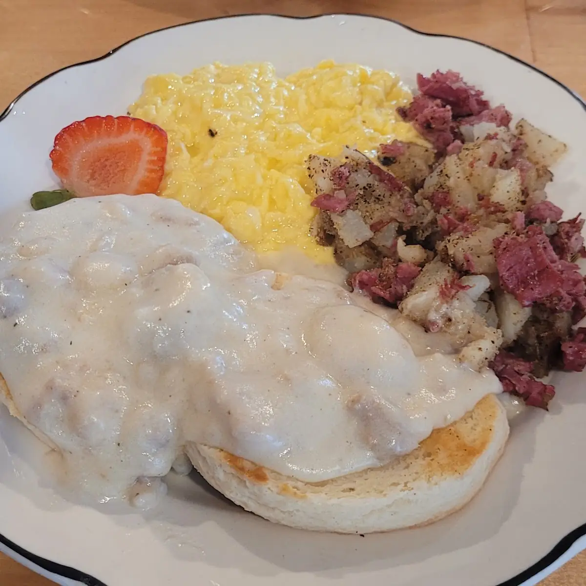 Biscuits and Sausage Gravy With
