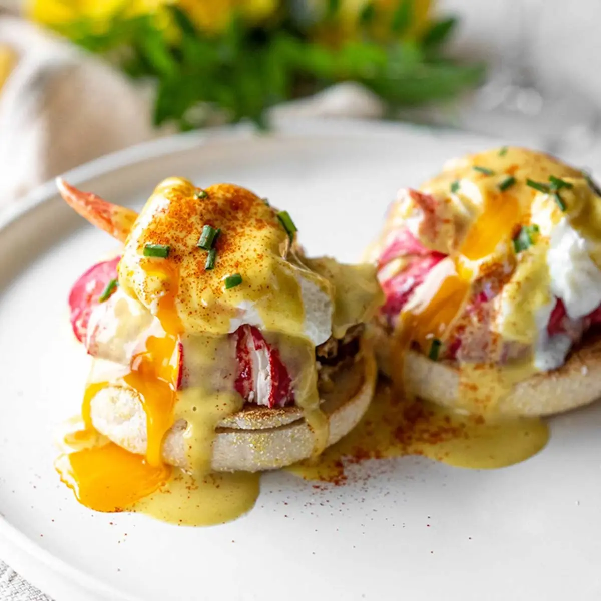 Shrimp Eggs Benedict