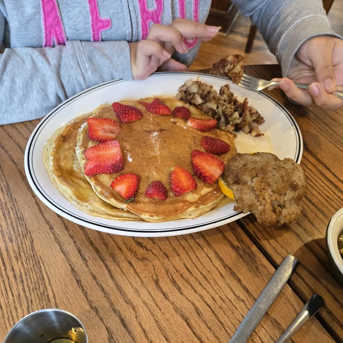 Strawberry Banana Pancakes