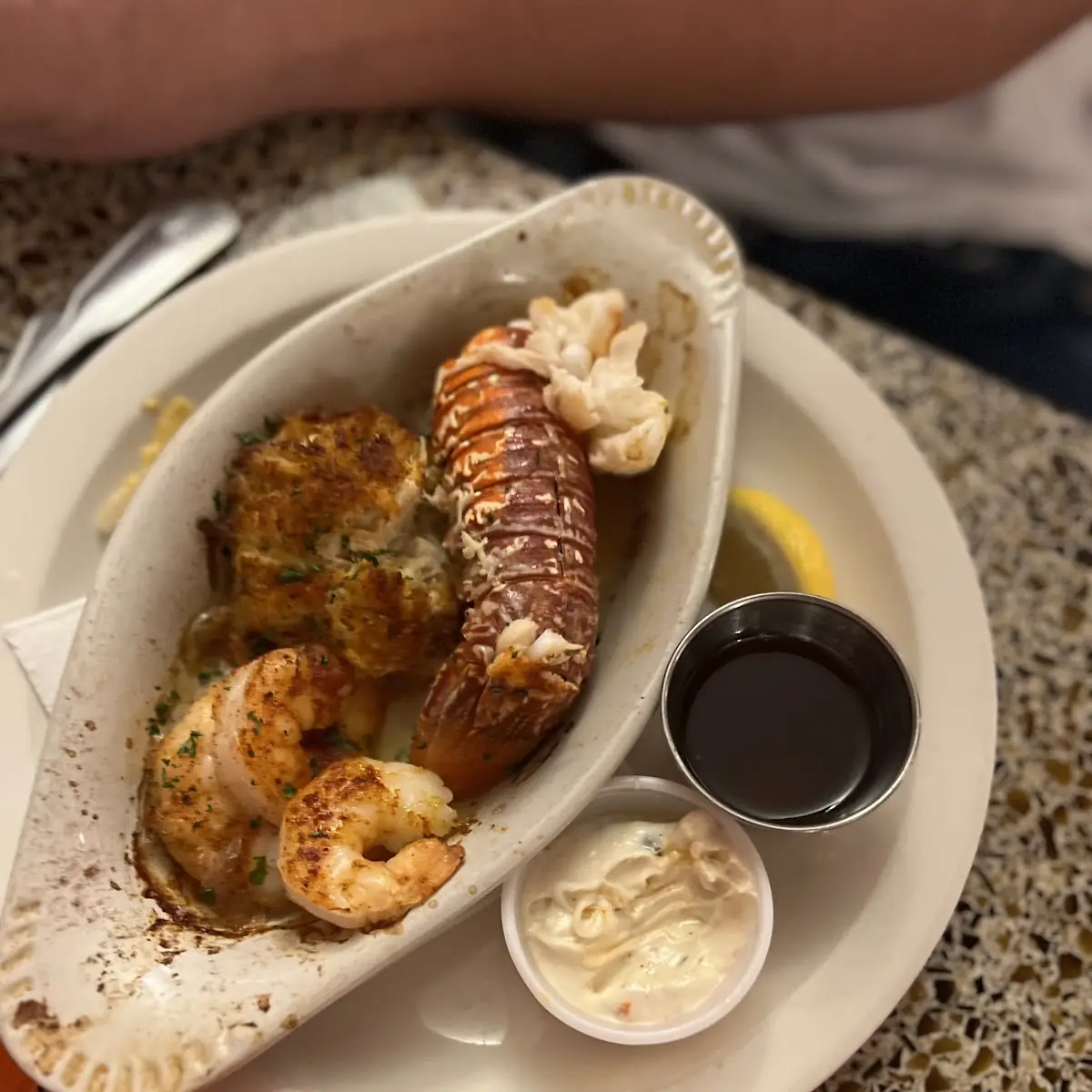 Broiled Seafood Combination