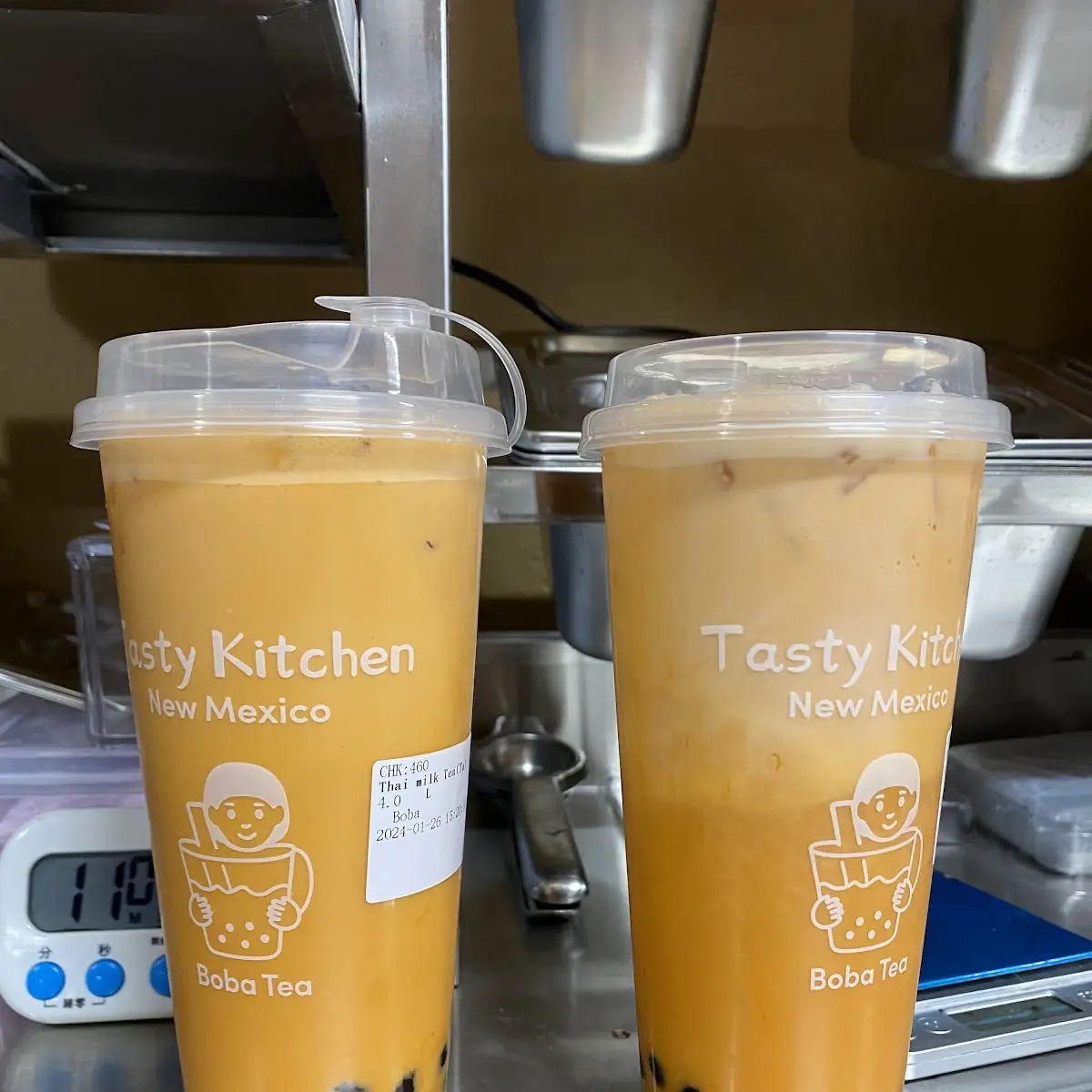 Thai Milk Tea with Boba