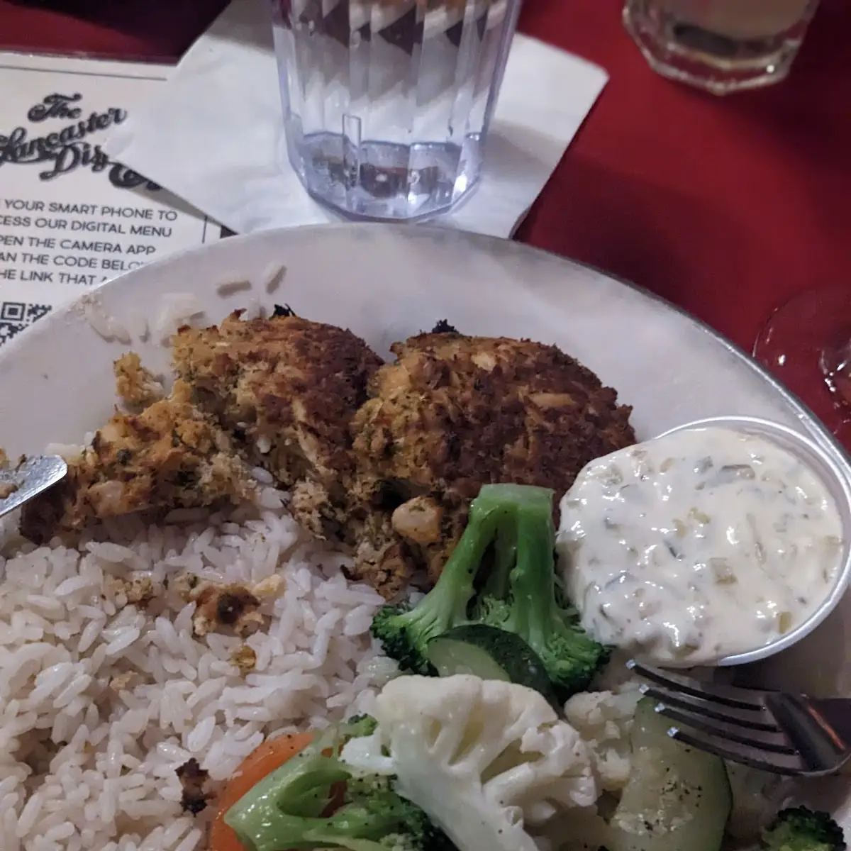 Crab Cake Dinner