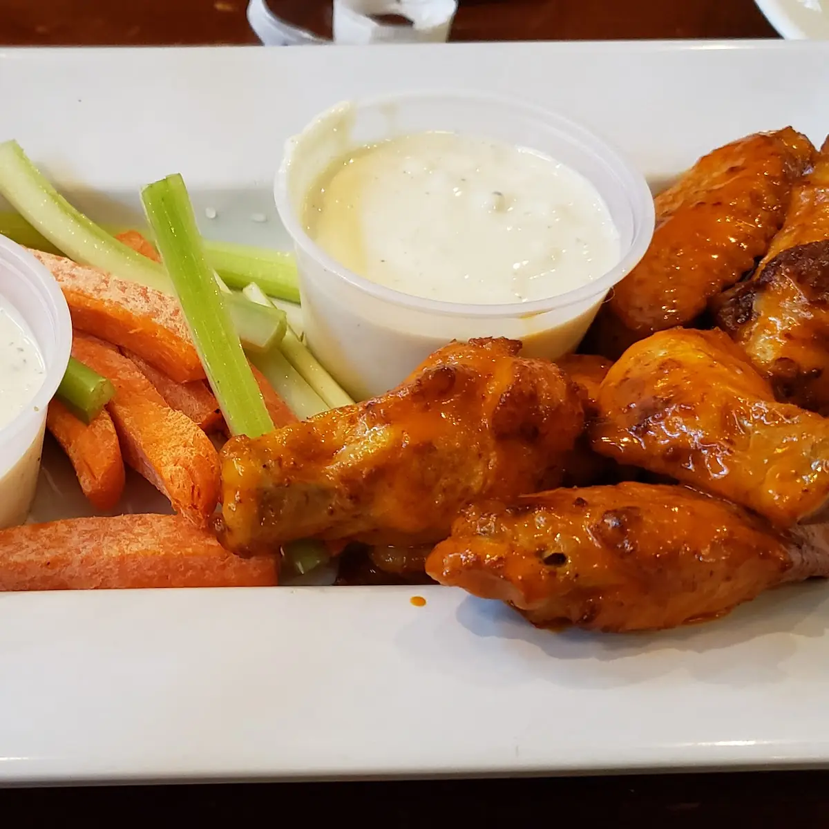 Honey Chipotle Wings and Blue Cheese