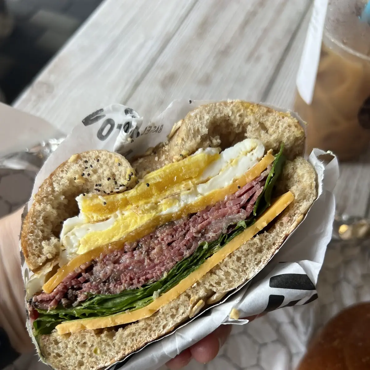 Pastrami Breakfast Sandwich