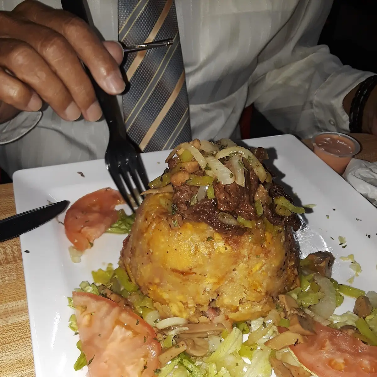 Mofongo Relleno de Churrasco