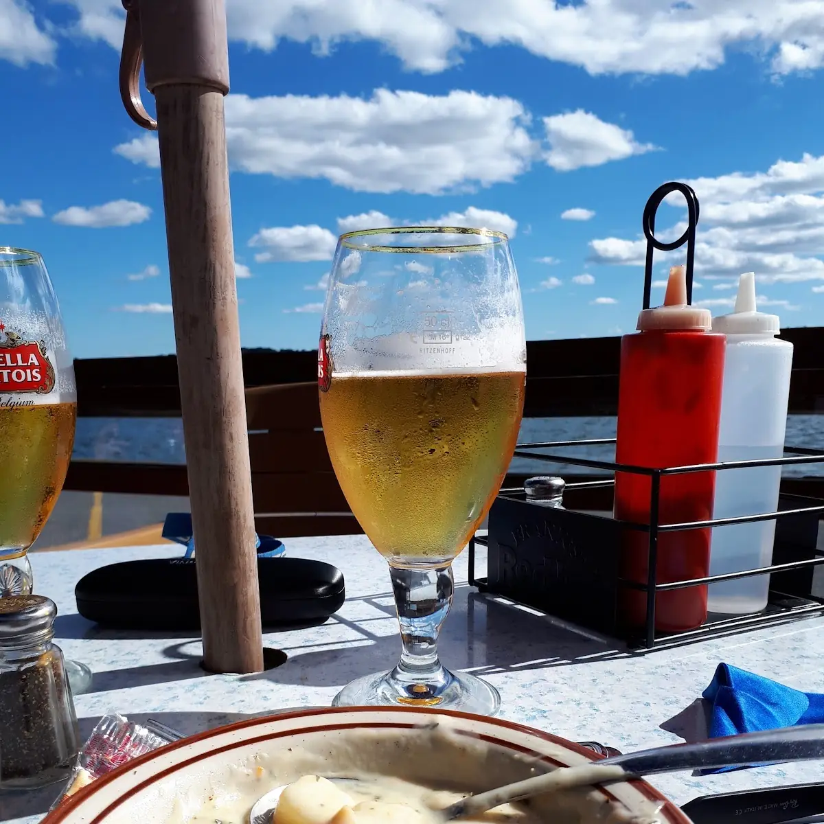 Fish N Chips and a Nice Cold Stella, Blue Anchor