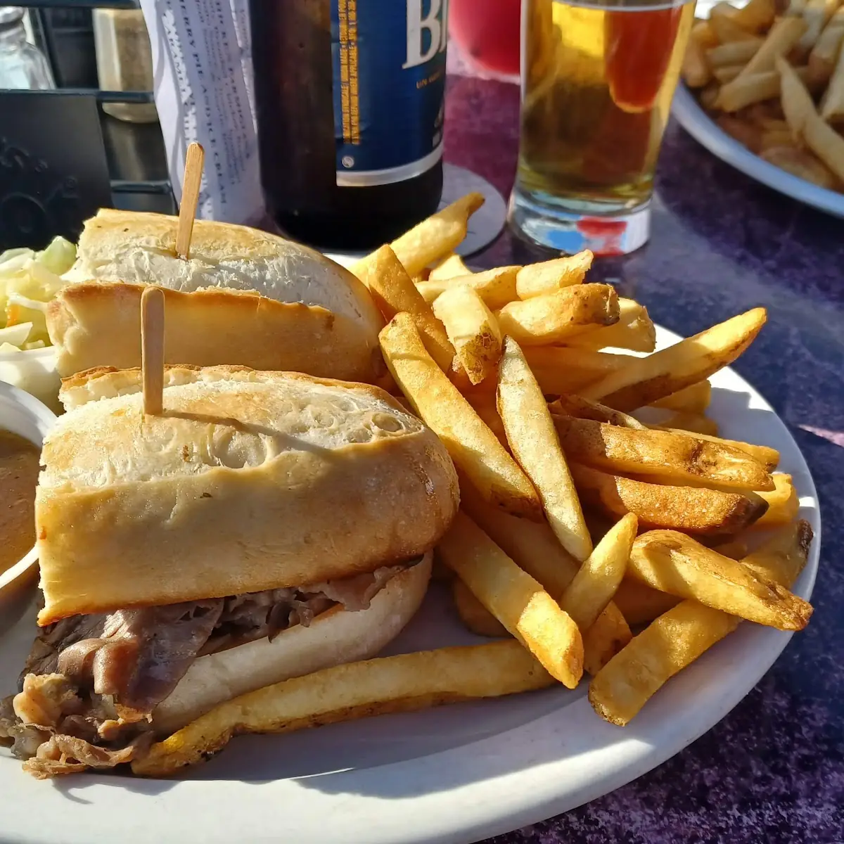 French Beef Dip, Blue Anchor