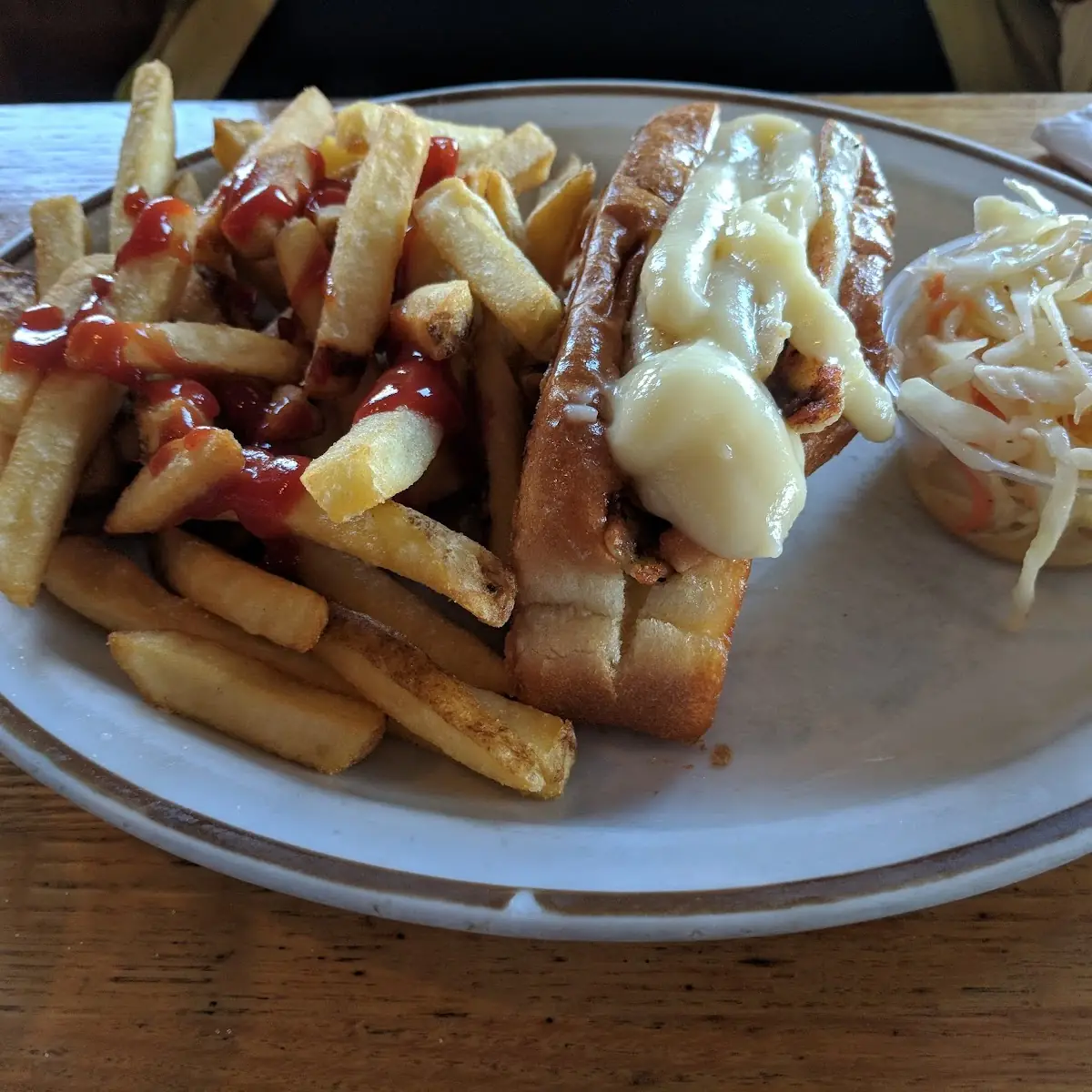 Perch Roll Platter, Blue Anchor