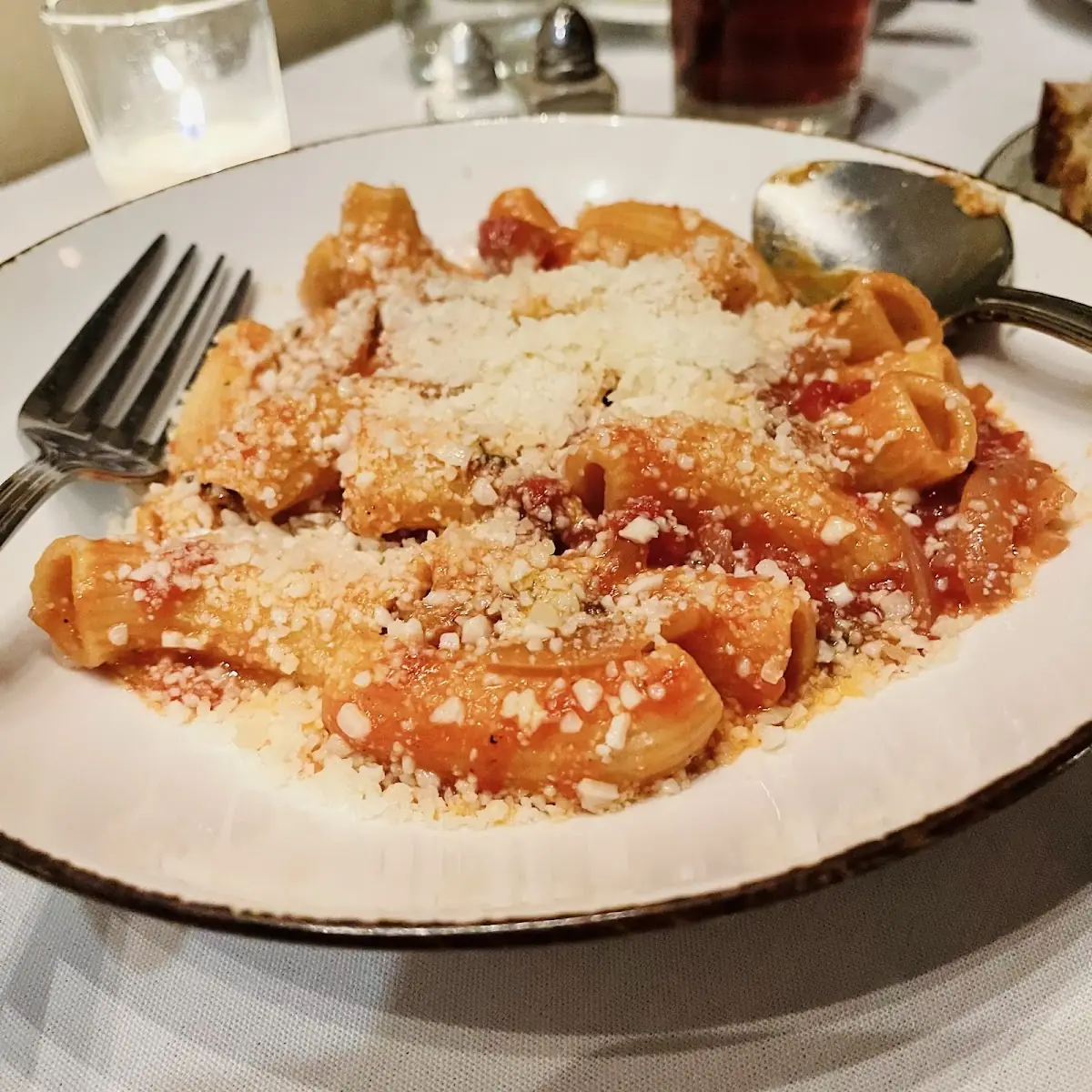 Chicken Parmigiano Caputo Bros Mozzarella San Marzano Tomato Sauce & Pasta