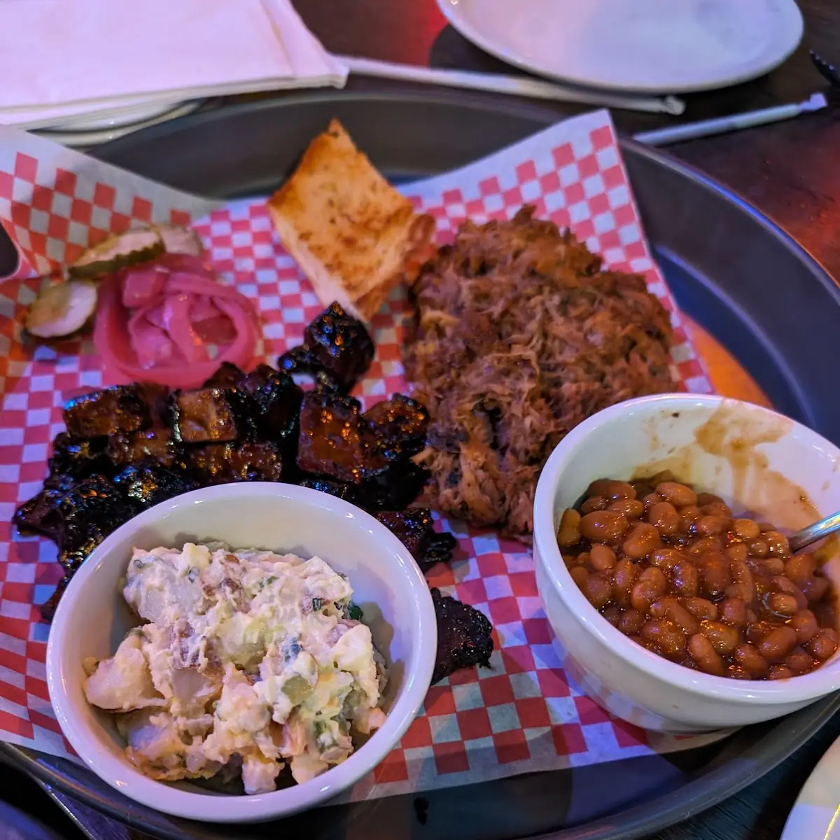 BBQ Plate with 2 Sides