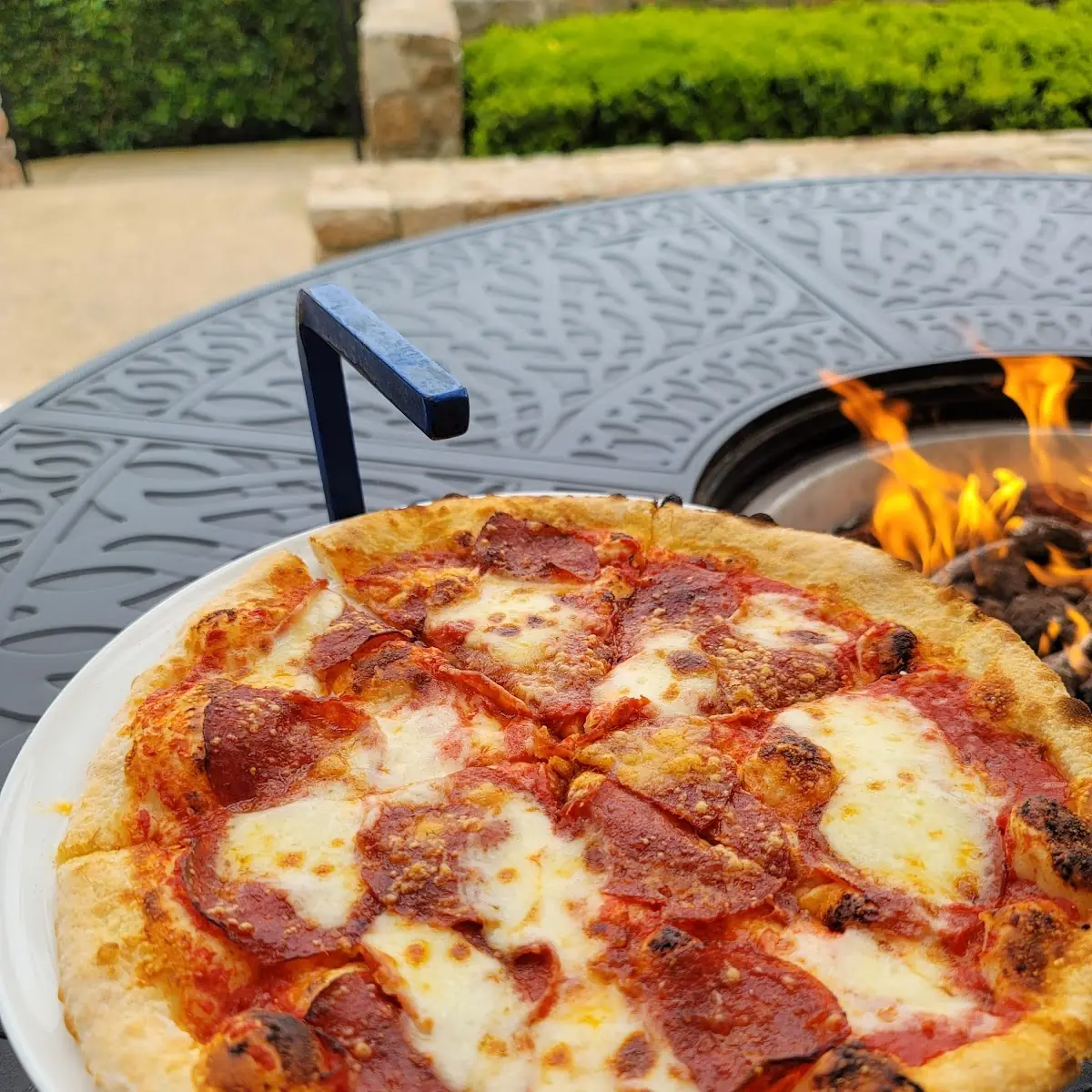 Spicy Pepperoni Flatbread