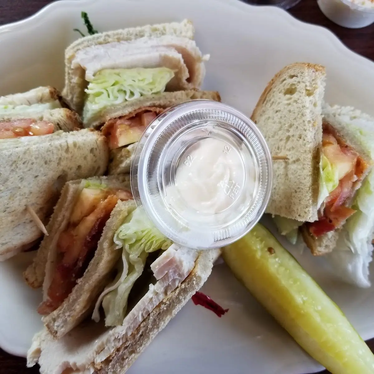 Turkey Bacon Club Sandwich