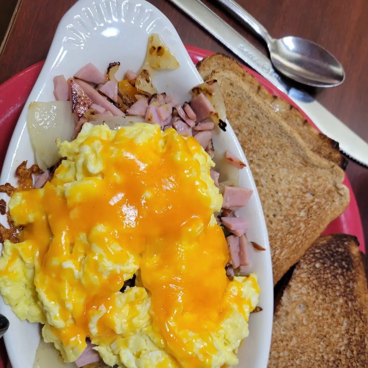 Scrambled Eggs Cheese Bacon in a Wrap